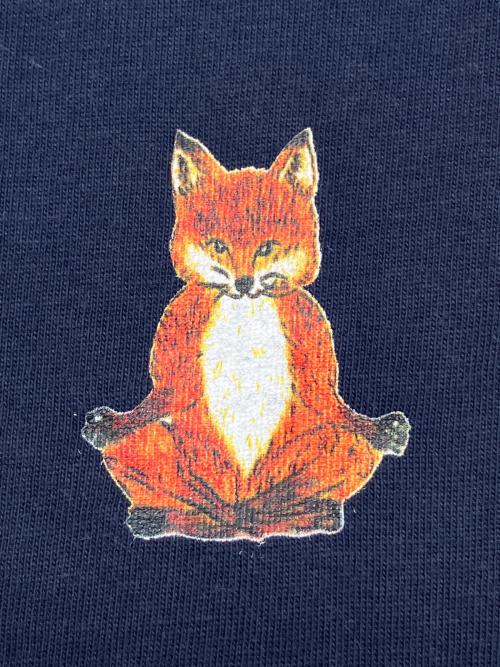 maison kitsune（メゾンキツネ）maison kitsune (メゾンキツネ) 半袖カットソー ネイビー サイズ:Ｍの古着・服飾アイテム