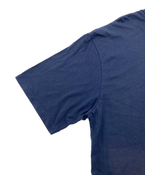 maison kitsune（メゾンキツネ）maison kitsune (メゾンキツネ) 半袖カットソー ネイビー サイズ:Ｍの古着・服飾アイテム