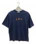 maison kitsune（メゾンキツネ）の古着「半袖カットソー」｜ネイビー