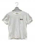 maison kitsuneメゾンキツネ）の古着「半袖カットソー」｜ホワイト