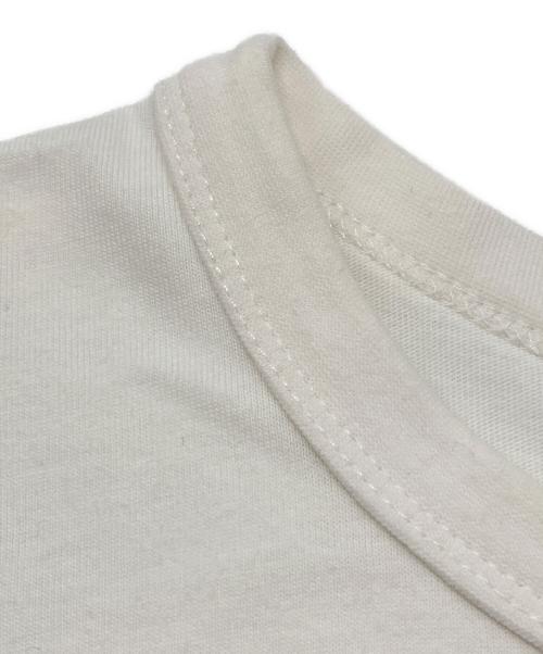 maison kitsune（メゾンキツネ）maison kitsune (メゾンキツネ) 半袖カットソー ホワイト サイズ:Ｓの古着・服飾アイテム
