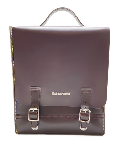 Dr.Martens（ドクターマーチン）Dr.Martens (ドクターマーチン) バックパック　レザーボックスバックパック　Dr.Martens（ドクターマーチン） チョコレートブラウンの古着・服飾アイテム