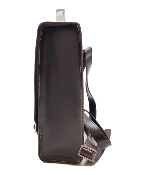 Dr.Martens（ドクターマーチン）Dr.Martens (ドクターマーチン) バックパック　レザーボックスバックパック　Dr.Martens（ドクターマーチン） チョコレートブラウンの古着・服飾アイテム