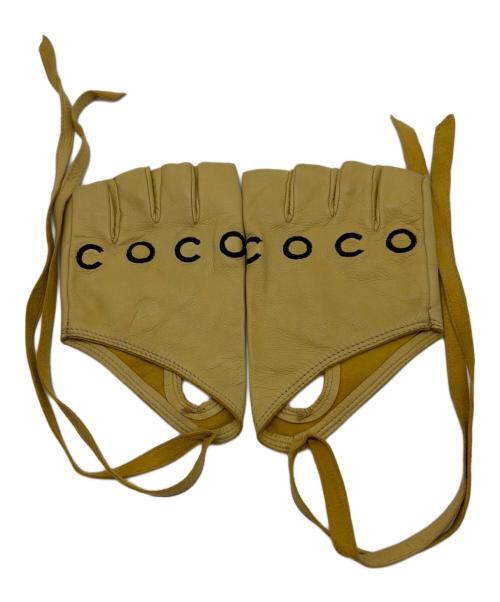 CHANEL（シャネル）CHANEL (シャネル) COCO　レザーグローブ 14 サイズ:7 1/2の古着・服飾アイテム