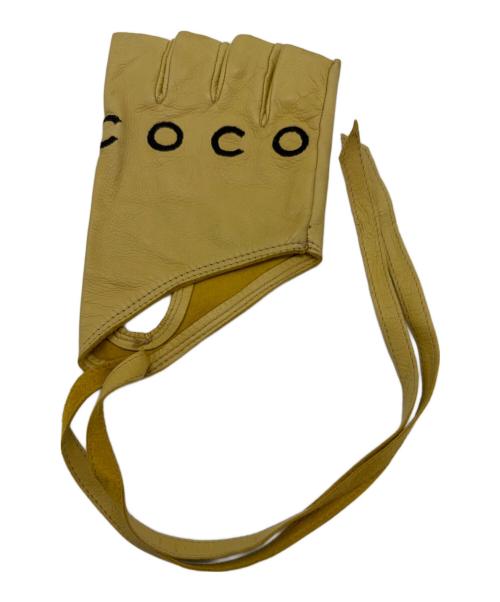 CHANEL（シャネル）CHANEL (シャネル) COCO　レザーグローブ 14 サイズ:7 1/2の古着・服飾アイテム