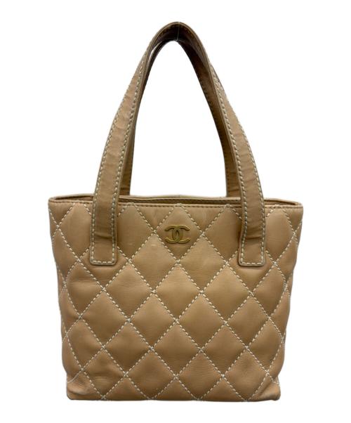 CHANEL（シャネル）CHANEL (シャネル) ワイルドステッチ ベージュの古着・服飾アイテム