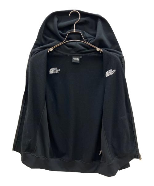 THE NORTH FACE（ザ ノース フェイス）THE NORTH FACE (ザ ノース フェイス) ジップパーカー　スクエアロゴフルジップ ブラック サイズ:Ｓの古着・服飾アイテム