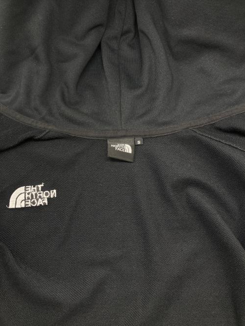 THE NORTH FACE（ザ ノース フェイス）THE NORTH FACE (ザ ノース フェイス) ジップパーカー　スクエアロゴフルジップ ブラック サイズ:Ｓの古着・服飾アイテム