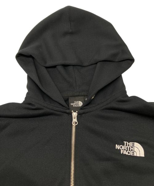 THE NORTH FACE（ザ ノース フェイス）THE NORTH FACE (ザ ノース フェイス) ジップパーカー　スクエアロゴフルジップ ブラック サイズ:Ｓの古着・服飾アイテム
