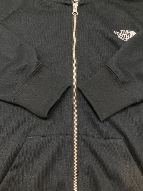 THE NORTH FACE（ザ ノース フェイス）THE NORTH FACE (ザ ノース フェイス) ジップパーカー　スクエアロゴフルジップ ブラック サイズ:Ｓの古着・服飾アイテム