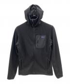Patagoniaパタゴニア）の古着「ジップパーカー　メンズ・R1エア・フルジップ・フーディ　SP22」｜ブラック
