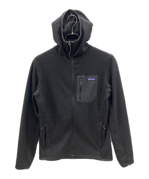 Patagonia（パタゴニア）Patagonia (パタゴニア) ジップパーカー　メンズ・R1エア・フルジップ・フーディ　SP22 ブラック サイズ:Ｓの古着・服飾アイテム