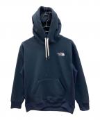 THE NORTH FACEザ ノース フェイス）の古着「プルオーバーパーカー　スクエアロゴフーディ」｜ネイビー