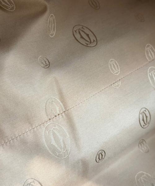 Cartier（カルティエ）Cartier (カルティエ) マルチェロ　ハンドバッグ ホワイトの古着・服飾アイテム