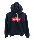 SUPREME×Hanesシュプリーム×ヘインズ）の古着「プルオーバーパーカー　スヌーピー」｜ブラック