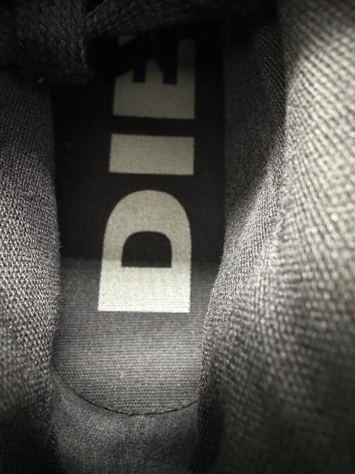 DIESEL（ディーゼル）DIESEL (ディーゼル) ハイカットスニーカー ブラック サイズ:28の古着・服飾アイテム