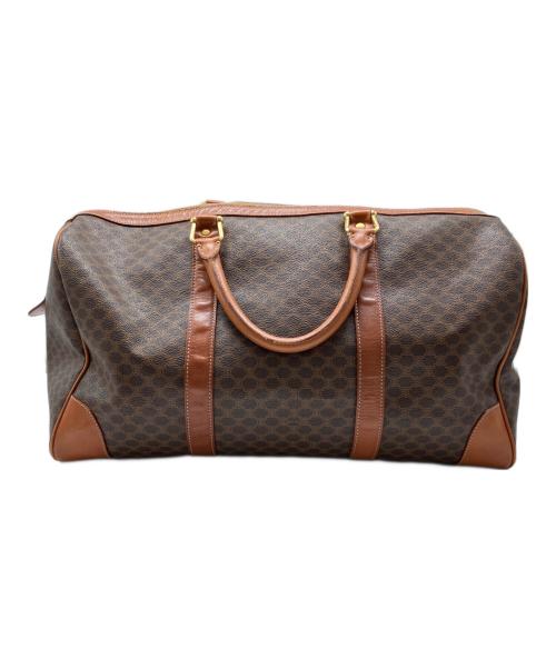 CELINE（セリーヌ）CELINE (セリーヌ) ボストンバッグ　CELINE(セリーヌ)　マカダム柄 ブラウンの古着・服飾アイテム