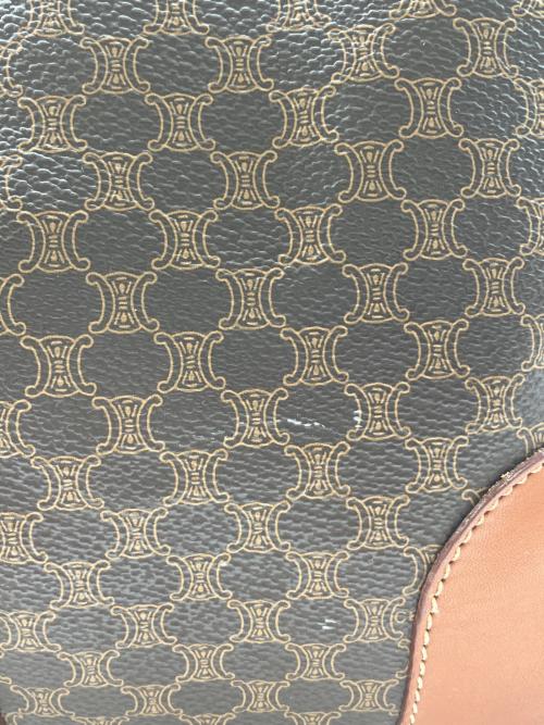 CELINE（セリーヌ）CELINE (セリーヌ) ボストンバッグ　CELINE(セリーヌ)　マカダム柄 ブラウンの古着・服飾アイテム