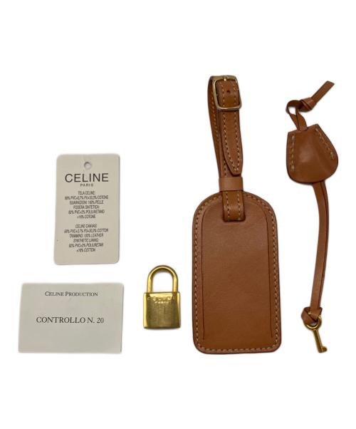 CELINE（セリーヌ）CELINE (セリーヌ) ボストンバッグ　CELINE(セリーヌ)　マカダム柄 ブラウンの古着・服飾アイテム