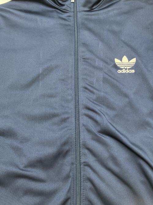 adidas（アディダス）adidas (アディダス) 80sトラックジャケット　銀タグ　万国期タグ　古着 ネイビー サイズ:Sの古着・服飾アイテム