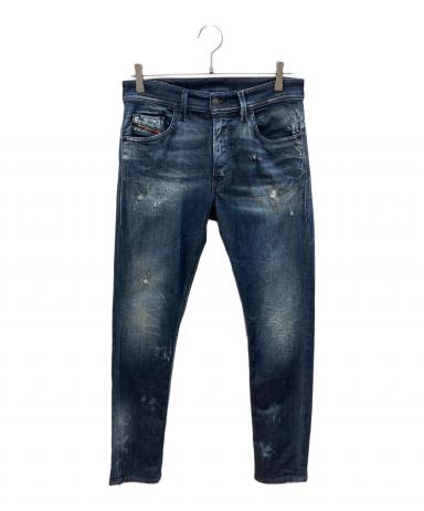 中古・古着通販】DIESEL (ディーゼル) ダメージ加工デニムパンツ