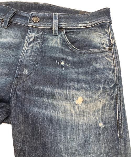 DIESEL（ディーゼル）DIESEL (ディーゼル) ダメージ加工デニムパンツ　THOMMER-Y-T インディゴ サイズ:W31×L32の古着・服飾アイテム