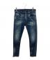 DIESEL（ディーゼル）の古着「ダメージ加工デニムパンツ　THOMMER-Y-T」｜インディゴ