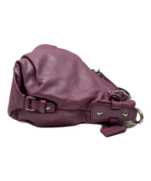COACH（コーチ）COACH (コーチ) 2WAYバッグ パープルの古着・服飾アイテム