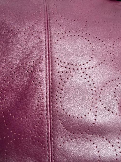 COACH（コーチ）COACH (コーチ) 2WAYバッグ パープルの古着・服飾アイテム