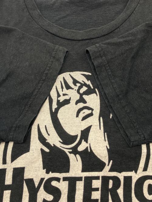 Hysteric Glamour（ヒステリックグラマー）Hysteric Glamour (ヒステリックグラマー) ロゴプリントピチT　Y2K ブラック サイズ:Ｍの古着・服飾アイテム