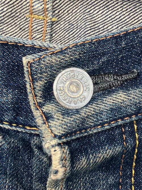 Hysteric Glamour（ヒステリックグラマー）Hysteric Glamour (ヒステリックグラマー) ポケットスタッズデニムパンツ　	Y2K インディゴ サイズ:32の古着・服飾アイテム