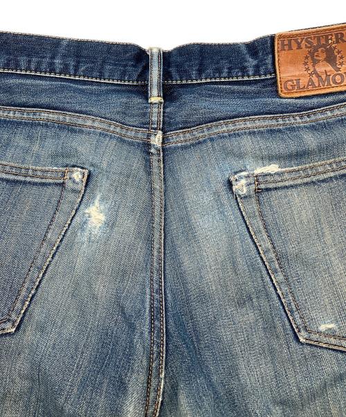 Hysteric Glamour（ヒステリックグラマー）Hysteric Glamour (ヒステリックグラマー) ポケットスタッズデニムパンツ　	Y2K インディゴ サイズ:32の古着・服飾アイテム