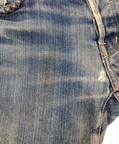 Hysteric Glamour（ヒステリックグラマー）Hysteric Glamour (ヒステリックグラマー) ポケットスタッズデニムパンツ　	Y2K インディゴ サイズ:32の古着・服飾アイテム