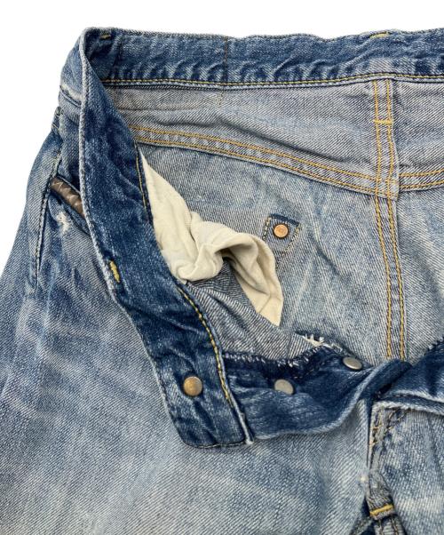 Hysteric Glamour（ヒステリックグラマー）Hysteric Glamour (ヒステリックグラマー) スタッズリペアデニムパンツ　Y2K インディゴ サイズ:32の古着・服飾アイテム