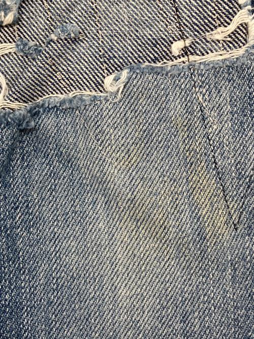 Hysteric Glamour（ヒステリックグラマー）Hysteric Glamour (ヒステリックグラマー) スタッズリペアデニムパンツ　Y2K インディゴ サイズ:32の古着・服飾アイテム