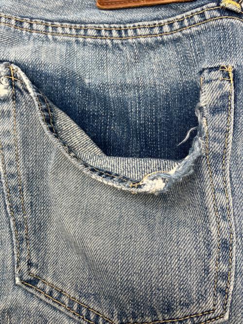 Hysteric Glamour（ヒステリックグラマー）Hysteric Glamour (ヒステリックグラマー) スタッズリペアデニムパンツ　Y2K インディゴ サイズ:32の古着・服飾アイテム