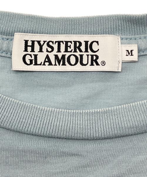 Hysteric Glamour（ヒステリックグラマー）Hysteric Glamour (ヒステリックグラマー) プリントTシャツ スカイブルー サイズ:Ｍの古着・服飾アイテム