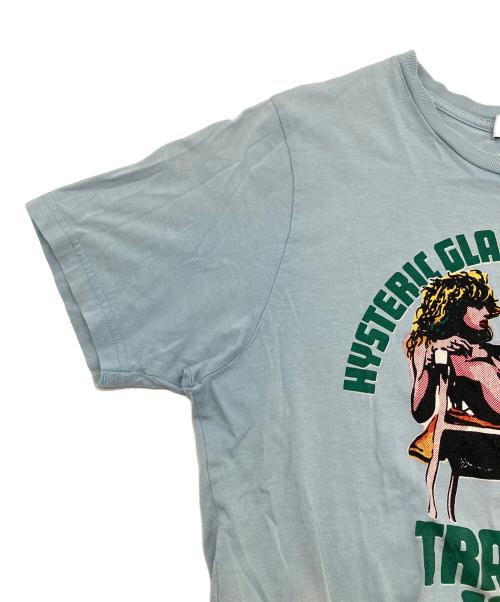Hysteric Glamour（ヒステリックグラマー）Hysteric Glamour (ヒステリックグラマー) プリントTシャツ スカイブルー サイズ:Ｍの古着・服飾アイテム
