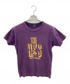 Hysteric Glamourヒステリックグラマー）の古着「プリントTシャツ」｜パープル
