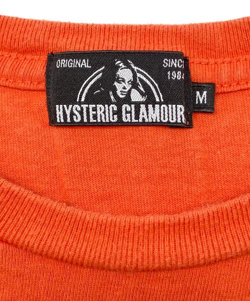 Hysteric Glamour（ヒステリックグラマー）Hysteric Glamour (ヒステリックグラマー) プリントピチT　Y2K オレンジ サイズ:Ｍの古着・服飾アイテム