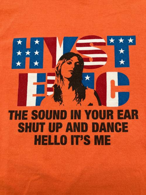 Hysteric Glamour（ヒステリックグラマー）Hysteric Glamour (ヒステリックグラマー) プリントピチT　Y2K オレンジ サイズ:Ｍの古着・服飾アイテム