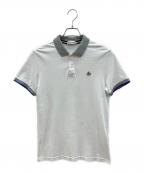 MONCLERモンクレール）の古着「ポロシャツ　MAGLIA POLO MANICA CORTA」｜ホワイト