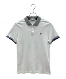 MONCLER（モンクレール）の古着「ポロシャツ　MAGLIA POLO MANICA CORTA」｜ホワイト