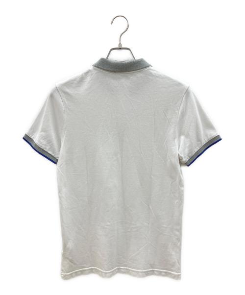 MONCLER（モンクレール）MONCLER (モンクレール) ポロシャツ　MAGLIA POLO MANICA CORTA ホワイト サイズ:Sの古着・服飾アイテム