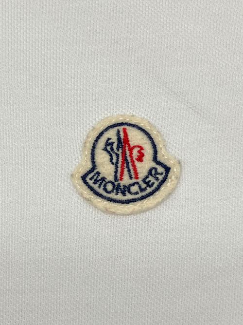 MONCLER（モンクレール）MONCLER (モンクレール) ポロシャツ　MAGLIA POLO MANICA CORTA ホワイト サイズ:Sの古着・服飾アイテム