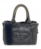 PRADAプラダ）の古着「カナパミニ2WAYバッグ」｜ブラック