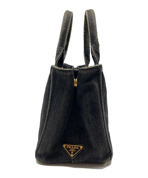 PRADA（プラダ）PRADA (プラダ) カナパミニ2WAYバッグ ブラックの古着・服飾アイテム