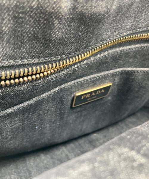 PRADA（プラダ）PRADA (プラダ) カナパミニ2WAYバッグ ブラックの古着・服飾アイテム
