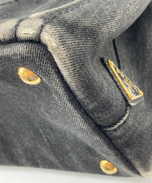 PRADA（プラダ）PRADA (プラダ) カナパミニ2WAYバッグ ブラックの古着・服飾アイテム