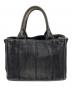PRADA (プラダ) カナパミニ2WAYバッグ ブラック：15000円
